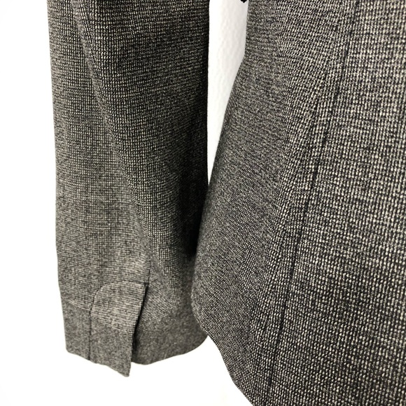Ann Taylor Gray Wool Fitted Stretch Blazer - Picture 7 of 8